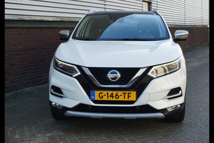 Nissan QASHQAI 1.3 DIG-T 140PK/Led-Koplampen/Panodak/ White Metallic/19Inch.