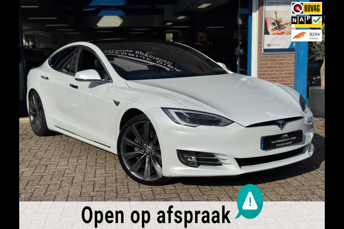 Tesla Model S 100D LONG RANGE 600 km! 2018 WIT NAVI NAP BTW!