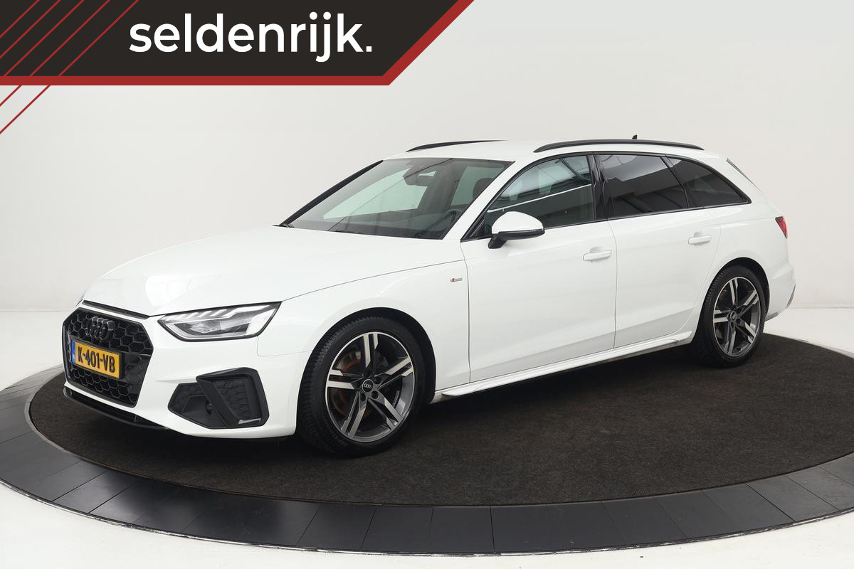 Audi A4 35 TFSI S edition | Carplay | Virtual Cockpit | Zwart Optiek | Sportstoelen | Navigatie | Full LED | Audi Sound | Half leder | S Line