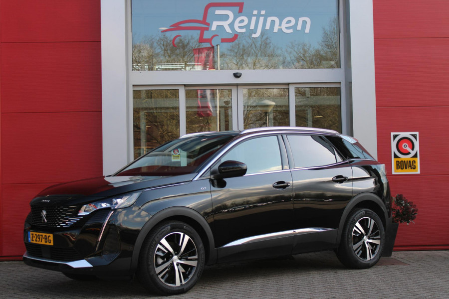 Peugeot 3008 1.2 Hybrid 136PK GT | 360° CAMERA | NAVIGATIE | ADAPTIVE CRUISE CONTROL | APPLE CARPLAY/ANDROID AUTO | CLIMATE CONTROL | 18" LICHTMETALEN VELGEN | DODEHOEK DETECTIE | KEYLESS ENTRY/START | FULL LED KOPLAMPEN | PARKEERSENSOREN VOOR EN ACHTER | DAB+ RADIO | LANE ASSIST |