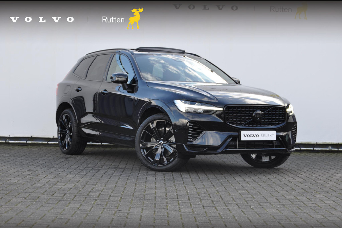 Volvo XC60 T6 350PK Automaat AWD Plus Black Edition / Adaptieve cruise control / BLIS / Luchtvering / Stoelverwarming - en ventilatie / Parkeersensoren met 360 camera / Apple carplay / Verwarmbare voorruit / Panoramadak /