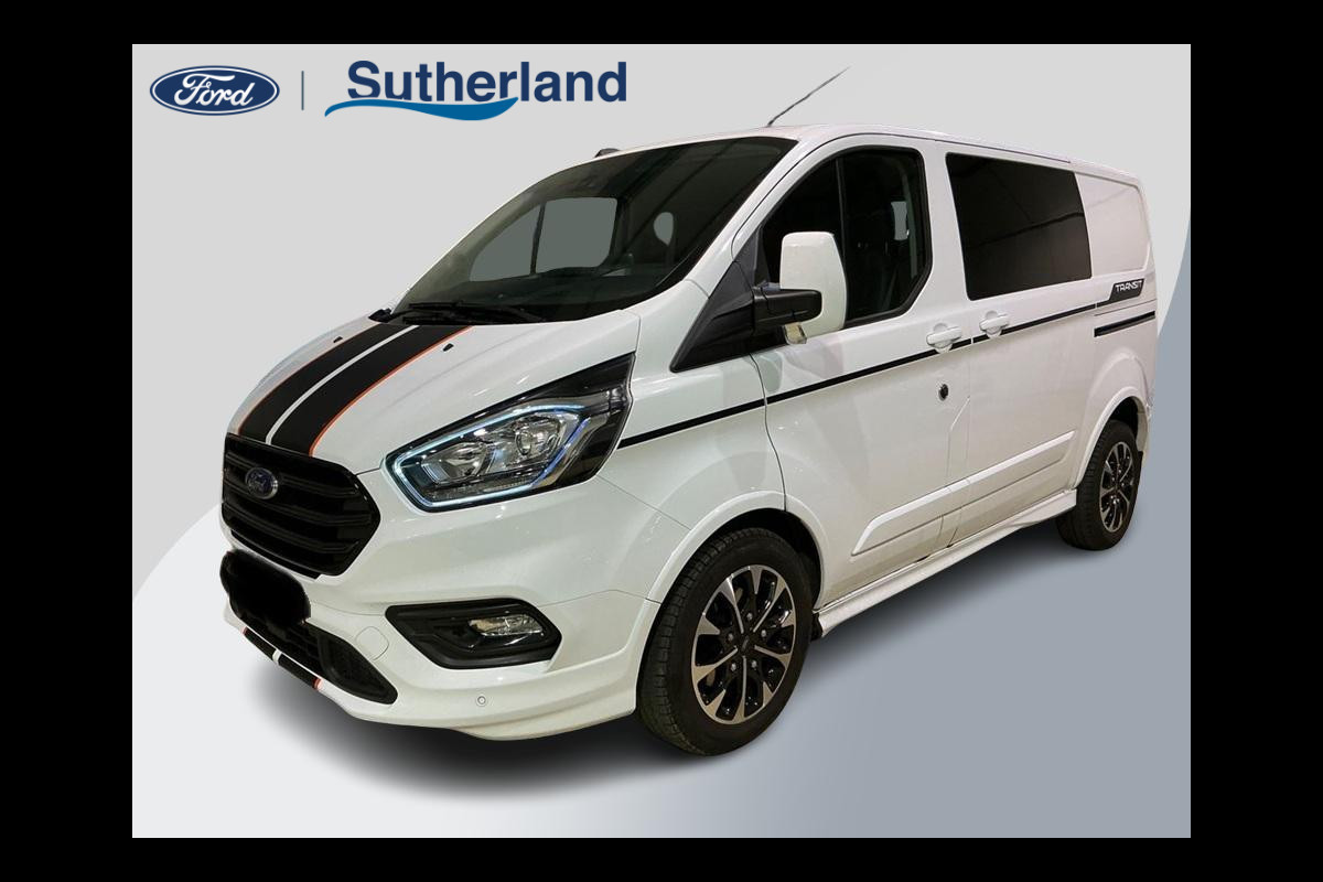 Ford Transit Custom 310 2.0 TDCi EcoBlue 310 L1 Sport | Dubbele Cabine | 170pk Automaat | DC | Achteruitrijcamera | Dubbele schuifdeur | Stoelverwarming