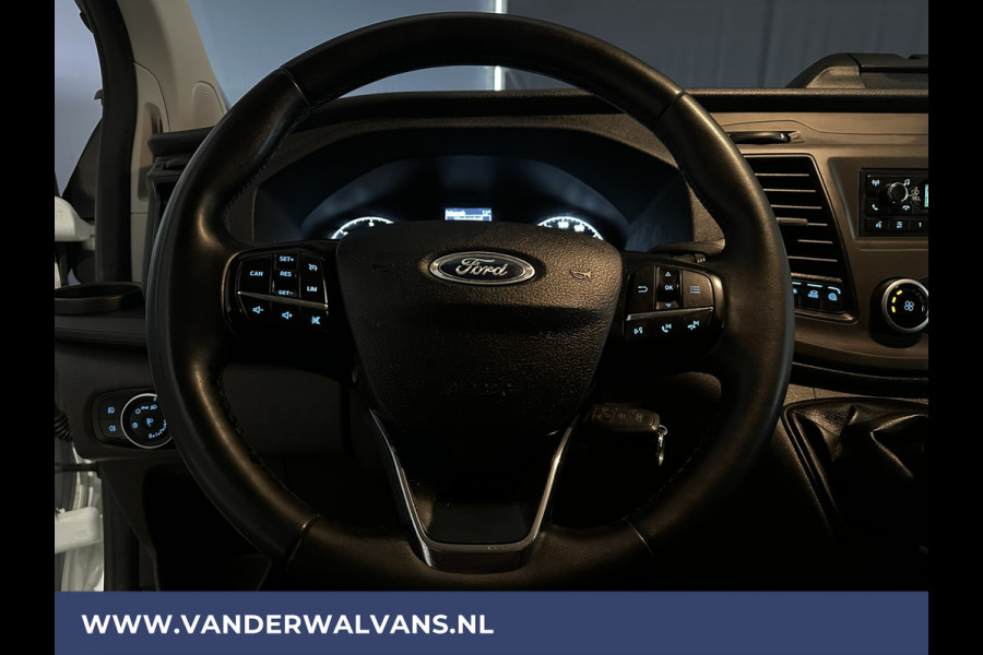 Ford Transit Custom 2.0 TDCI 130pk L2H1 Euro6 Airco | Cruisecontrol | Verwarmde voorruit Parkeersensoren, Bijrijdersbank, 2800kg trekvermogen