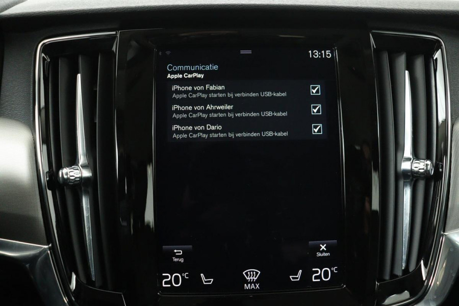 Volvo V90 2.0 T6 Recharge AWD Inscription | Trekhaak | Leder | Stoel & stuurverwarming | Adaptive cruise | Kinderzitjes | Camera | PHEV