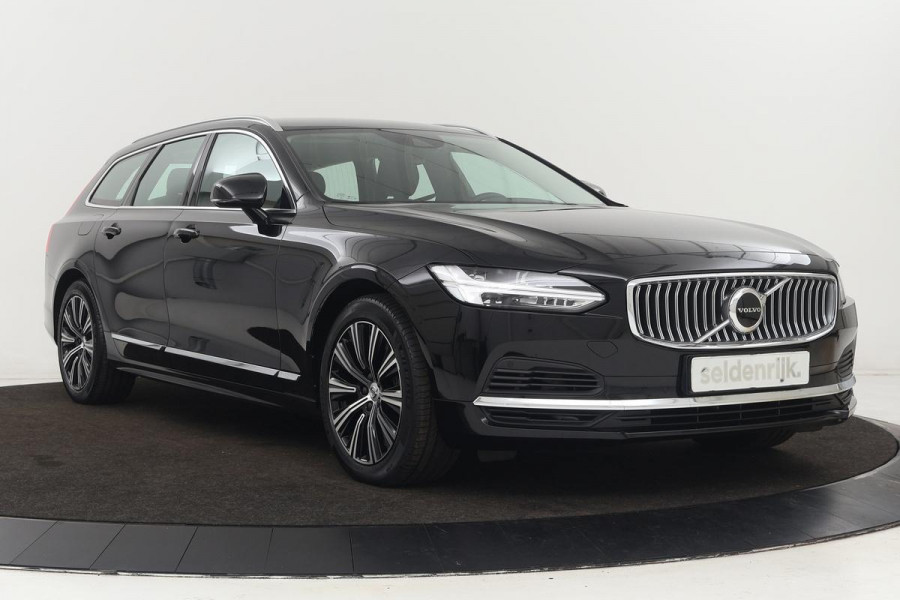 Volvo V90 2.0 T6 Recharge AWD Inscription | Trekhaak | Leder | Stoel & stuurverwarming | Adaptive cruise | Kinderzitjes | Camera | PHEV