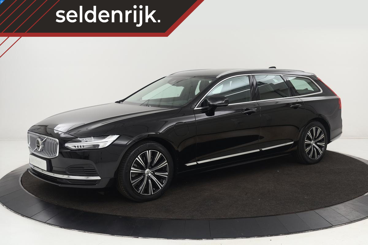 Volvo V90 2.0 T6 Recharge AWD Inscription | Trekhaak | Leder | Stoel & stuurverwarming | Adaptive cruise | Kinderzitjes | Camera | PHEV