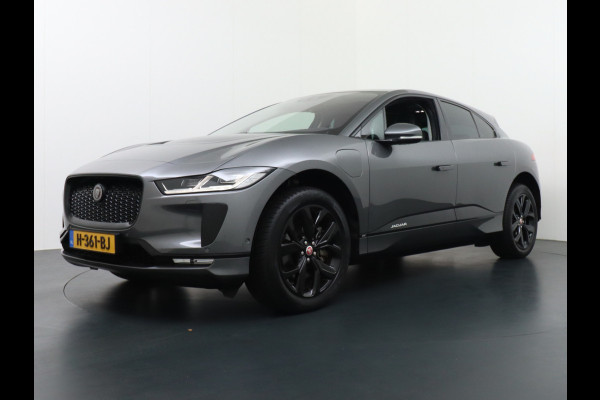 Jaguar I-PACE EV400 pk AUT SE 90kWh SOH 93,5% !! PanoDak 20"lm Elektr.Stoel+Leder+Stuur-Verwarmd Virtual-Cockpit Apple Carplay Android Navi Ca LED MultiMedia Bordherkenning koplampreiniging Lane-Assist App-Connect ECT Voorverwarming/koeling WiFi  DigiDash DAB 4WD Orig. NLse Auto 696Nm sterke elektromotor, 400Pk.