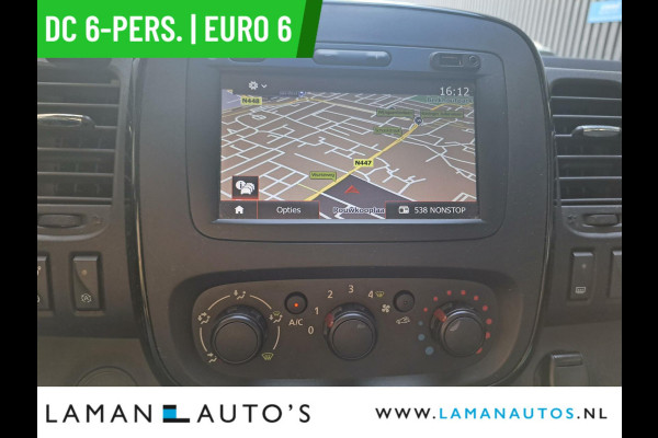 Opel Vivaro 1.6 CDTI 125 pk L2H1 DC 6-pers. Edition | Dubbele Cabine Euro 6 Airco Navi Cruise Trekhaak Lengte 2 | Voorschoten