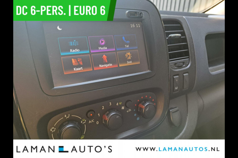 Opel Vivaro 1.6 CDTI 125 pk L2H1 DC 6-pers. Edition | Dubbele Cabine Euro 6 Airco Navi Cruise Trekhaak Lengte 2 | Voorschoten