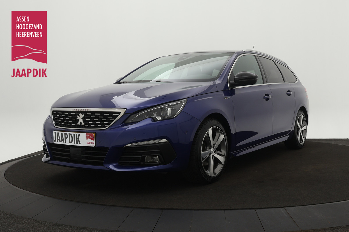 Peugeot 308 SW BWJ 2020 / 1.2 PT 131PK GT-line | / Pano Dak / Clima / Camera a. / Navi / Privacy glass / Carplay / PDC v+a / Leder/Stof /