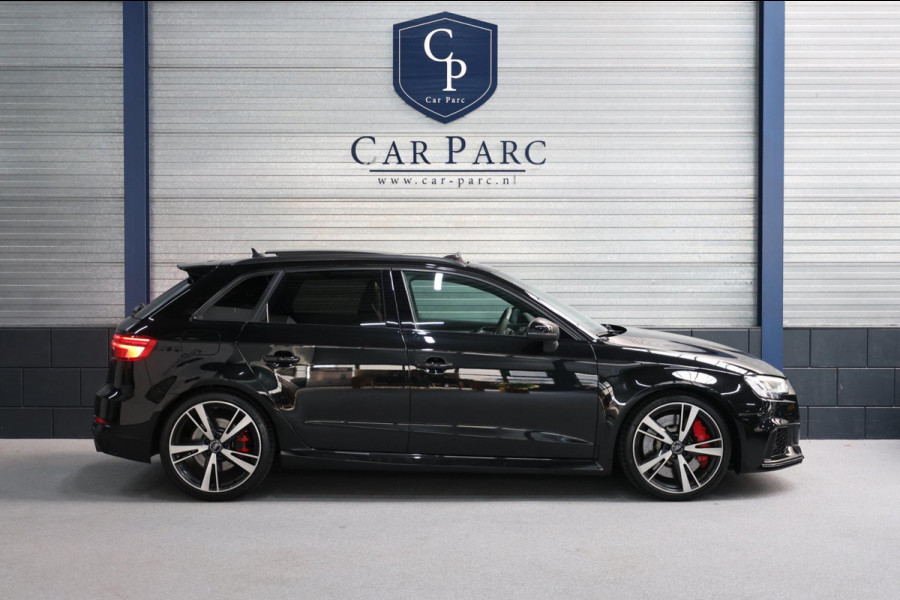 Audi RS3 Sportback 2.5 TFSI quattro MILLTEK/LED/VIRTUAL/SFEER/PANORAMADAK/LEDER+S.VERWARMING/LMV/CAM/ACC/ECC/12 MND GARANTIE!