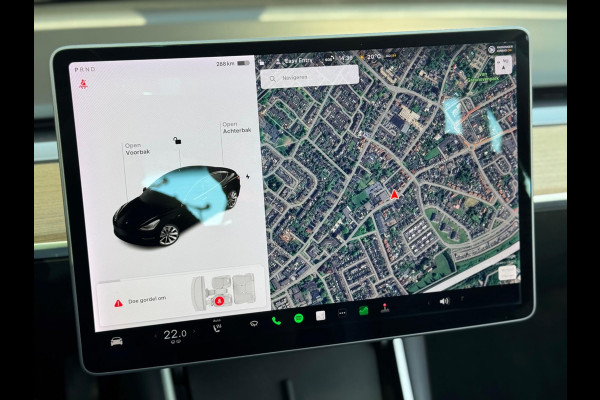 Tesla Model 3 Long Range AWD 75 kWh 2019 ZWART NAVI LM NAP