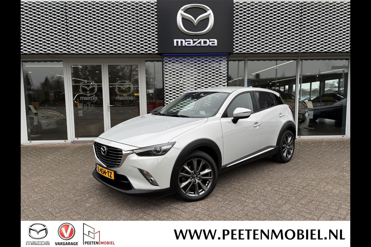 Mazda CX-3 2.0 SkyActiv-G 120 GT-LUXURY | LEDER | STOELVERWARMING | KEYLESS ENTRY |