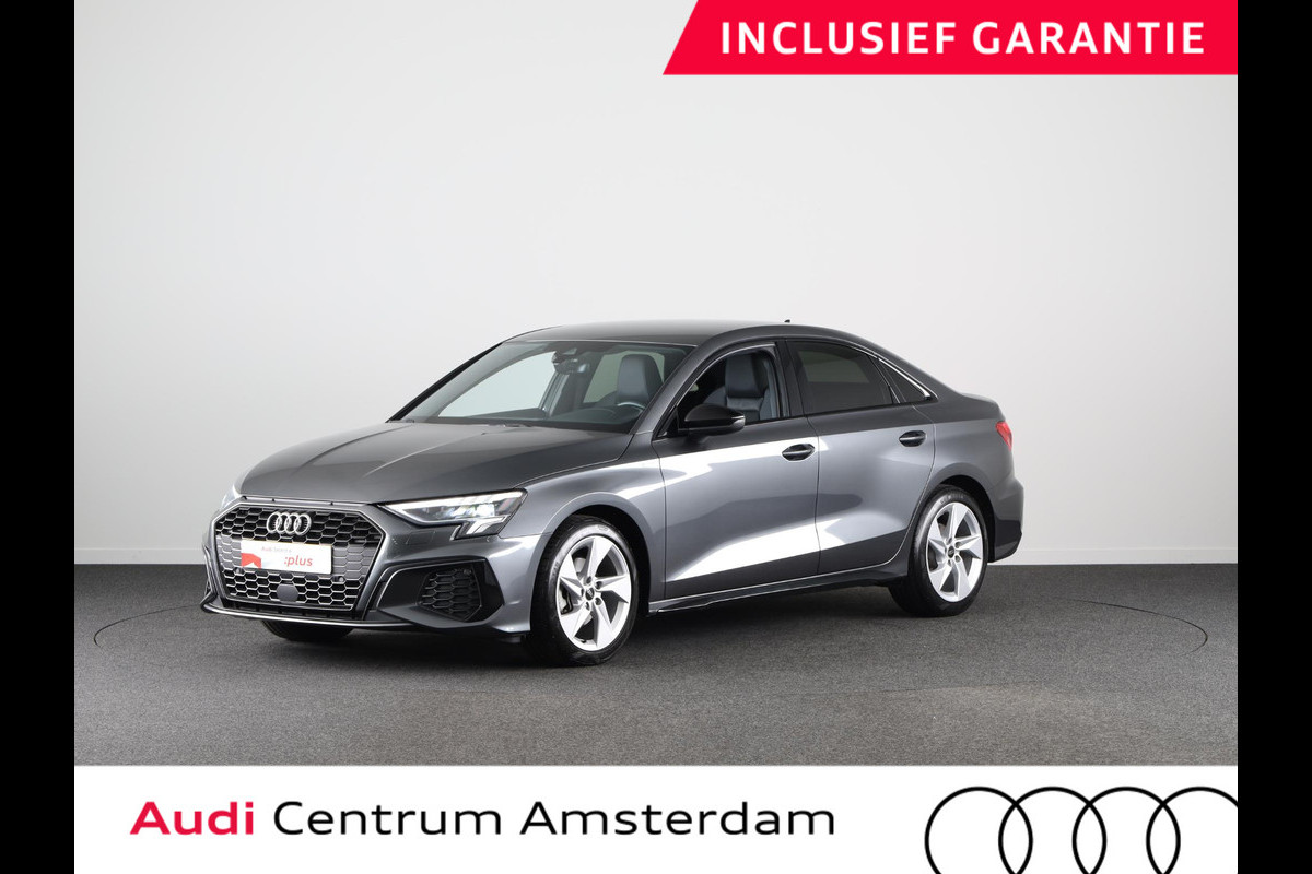 Audi A3 Limousine 30 TFSI S edition 110 pk S-tronic | Verlengde garantie | Navigatie | Parkeersensoren achter | Cruise control | Autom. airco | Full-LED koplampen | S-line |