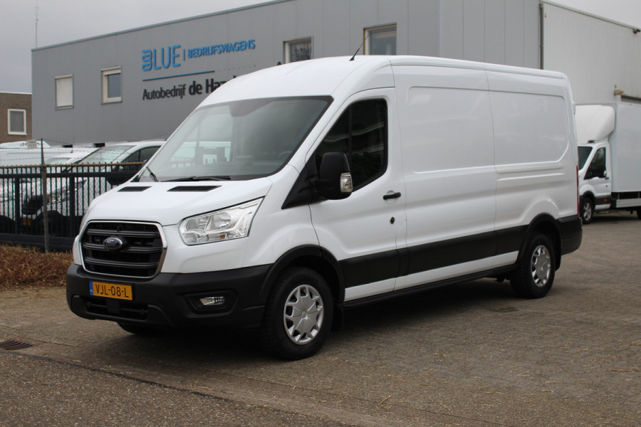 Ford Transit 350 2.0 TDCI 130PK Euro6 L3H2 Trend ✓ inbouwkasten ✓ trekhaak 2,5T ✓ navigatie ✓ camera ✓ apple carplay /  android auto