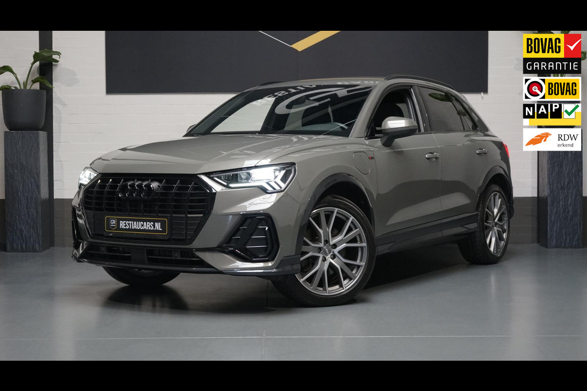 Audi Q3 45 TFSI e 3x S-Line BLACK OPTIK AUTOMAAT-AMBIANCE-CAMERA-DAB-DRIVE SELECT-KEYLESS-HALF LEDER-MATRIX-TREKHAAK