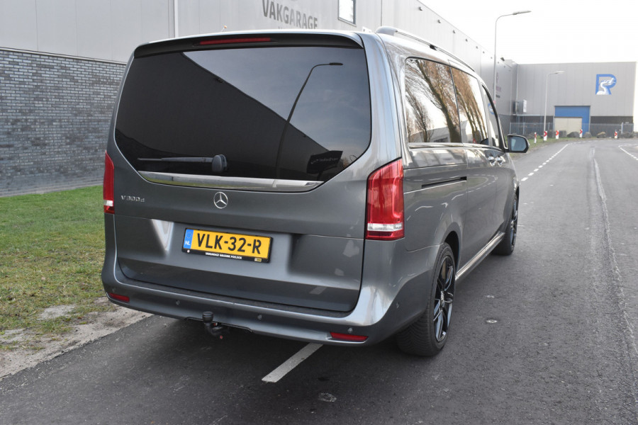 Mercedes-Benz V-Klasse 300d Lang DC Avantgarde Luchtvering Camera afneembare Trekhaak Carplay Stoelverwarming/koeling