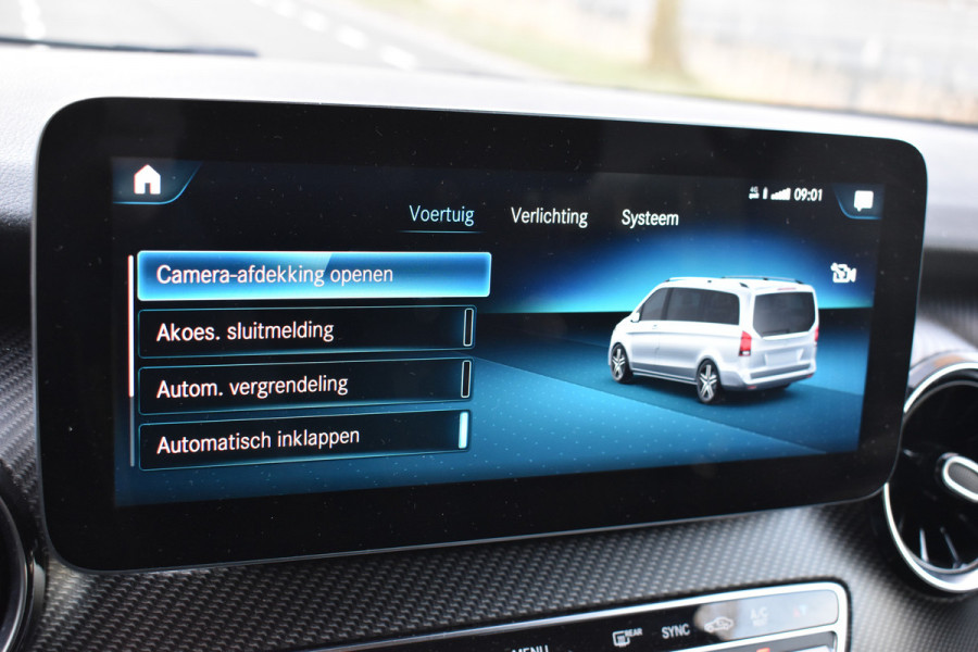 Mercedes-Benz V-Klasse 300d Lang DC Avantgarde Luchtvering Camera afneembare Trekhaak Carplay Stoelverwarming/koeling