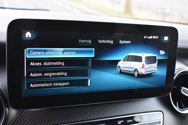 Mercedes-Benz V-Klasse 300d Lang DC Avantgarde Luchtvering Camera afneembare Trekhaak Carplay Stoelverwarming/koeling
