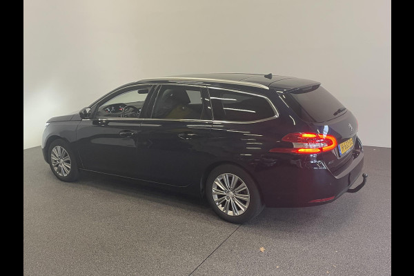 Peugeot 308 SW 1.2 PureTech 130 pk Aut. Blue Lease Premium Airco|ECC Navi PDC VA + Camera Full LED Panoramadak Trekhaak Comfortstoel+Massage Distributieriem vervangen bij 93891 km!