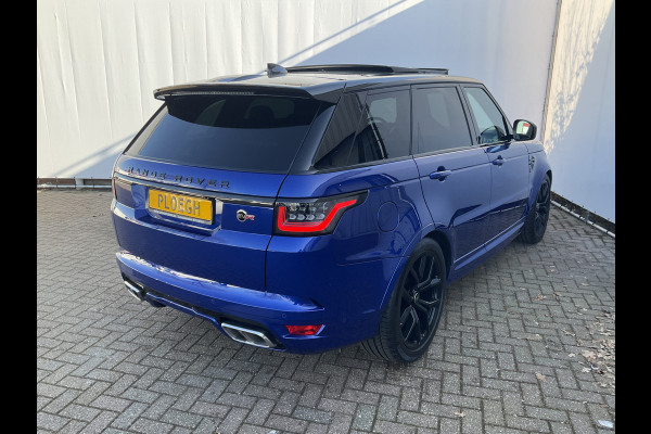 Land Rover Range Rover Sport 5.0 V8 576pk SC SVR Carbon-edition 242k Pano Meridian Trekhaak Tanzaniet