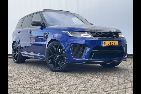 Land Rover Range Rover Sport 5.0 V8 576pk SC SVR Carbon-edition 242k Pano Meridian Trekhaak Tanzaniet