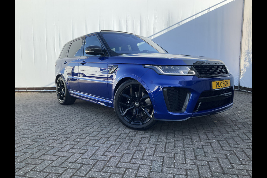 Land Rover Range Rover Sport 5.0 V8 576pk SC SVR Carbon-edition 242k Pano Meridian Trekhaak Tanzaniet