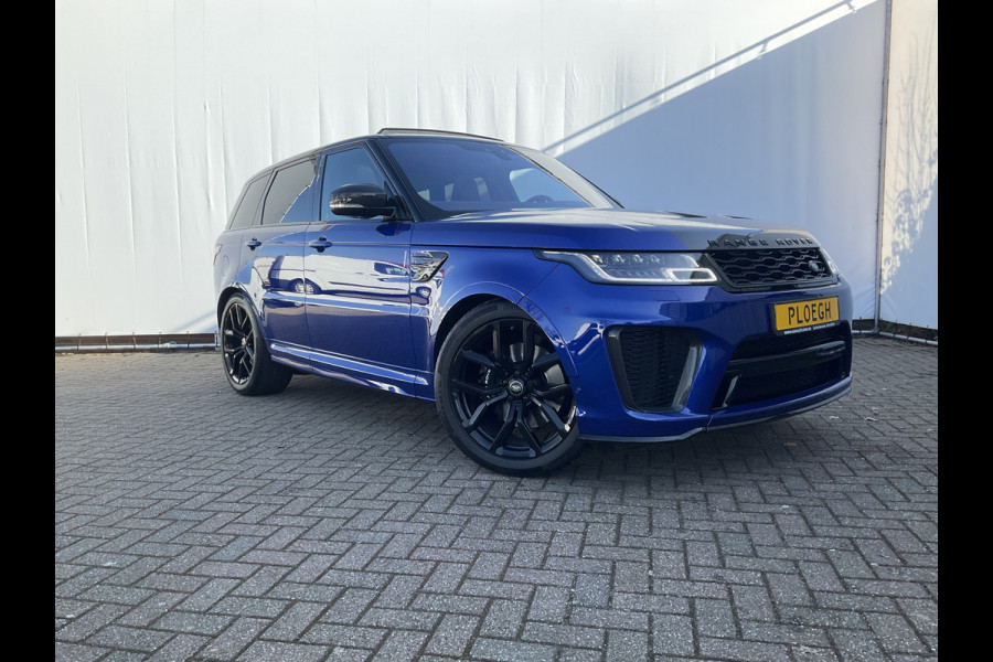 Land Rover Range Rover Sport 5.0 V8 576pk SC SVR Carbon-edition 242k Pano Meridian Trekhaak Tanzaniet