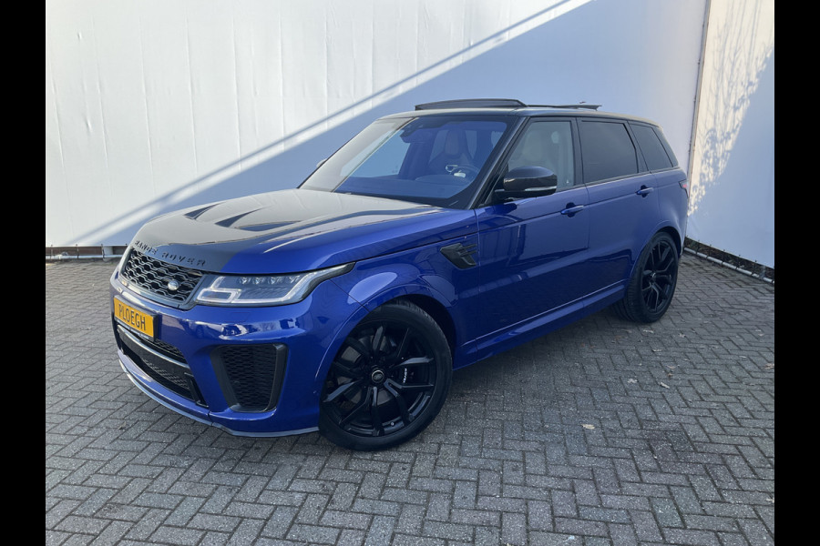 Land Rover Range Rover Sport 5.0 V8 576pk SC SVR Carbon-edition 242k Pano Meridian Trekhaak Tanzaniet