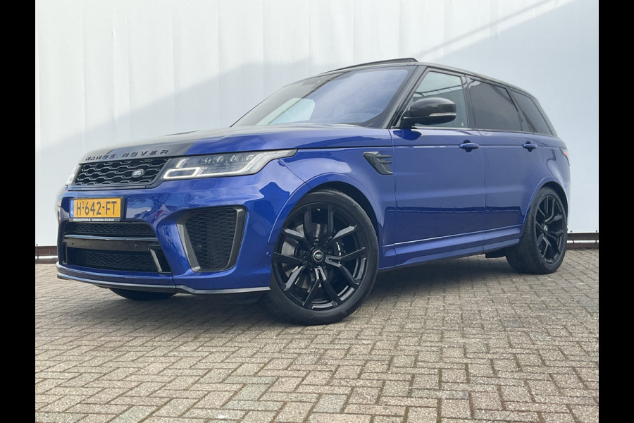 Land Rover Range Rover Sport 5.0 V8 576pk SC SVR Carbon-edition 242k Pano Meridian Trekhaak Tanzaniet