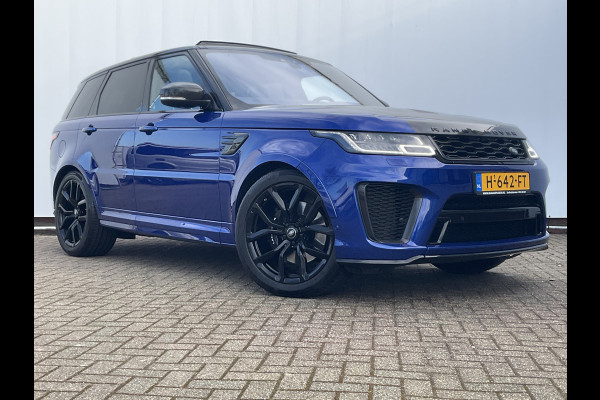 Land Rover Range Rover Sport 5.0 V8 576pk SC SVR Carbon-edition 242k Pano Meridian Trekhaak Tanzaniet