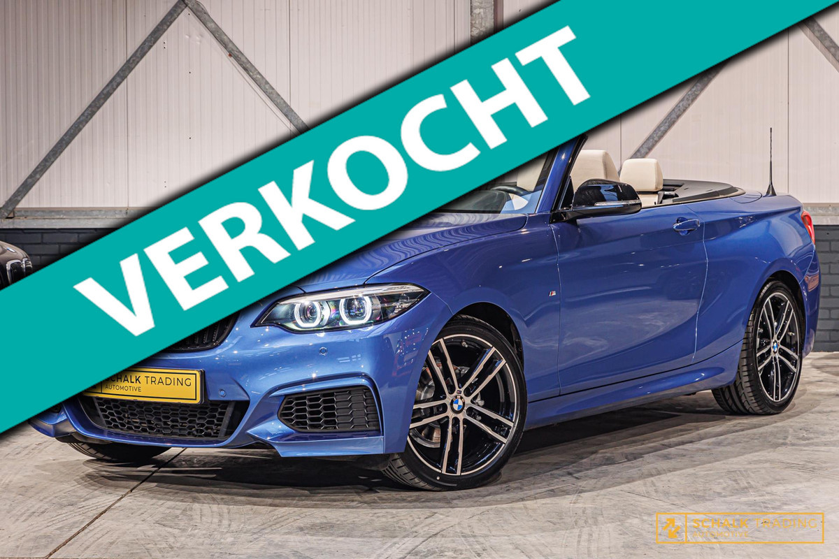 BMW 2 Serie Cabrio 218i High Executive|M-sport|H&K|Cam|Garan