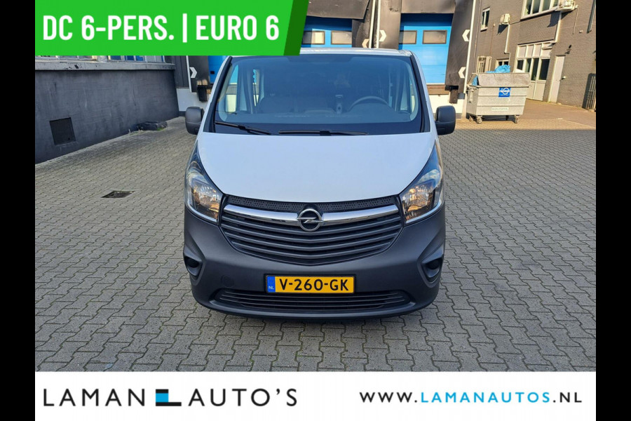 Opel Vivaro 1.6 CDTI 125 pk L2H1 DC 6-pers. Edition | Dubbele Cabine Euro 6 Airco Navi Cruise Trekhaak Lengte 2 | Voorschoten