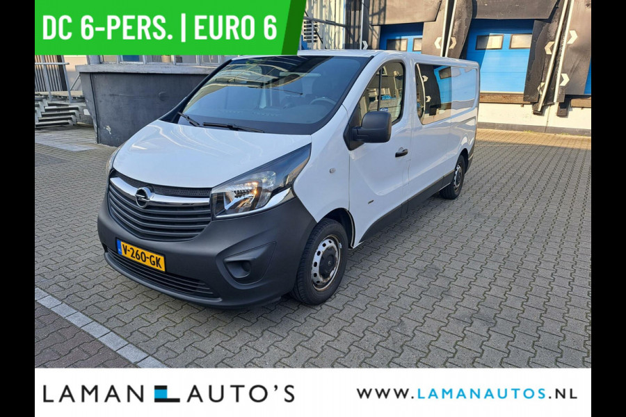 Opel Vivaro 1.6 CDTI 125 pk L2H1 DC 6-pers. Edition | Dubbele Cabine Euro 6 Airco Navi Cruise Trekhaak Lengte 2 | Voorschoten