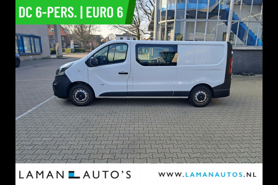 Opel Vivaro 1.6 CDTI 125 pk L2H1 DC 6-pers. Edition | Dubbele Cabine Euro 6 Airco Navi Cruise Trekhaak Lengte 2 | Voorschoten