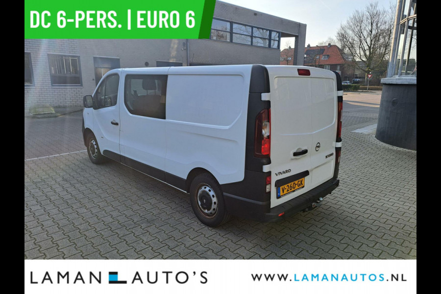 Opel Vivaro 1.6 CDTI 125 pk L2H1 DC 6-pers. Edition | Dubbele Cabine Euro 6 Airco Navi Cruise Trekhaak Lengte 2 | Voorschoten