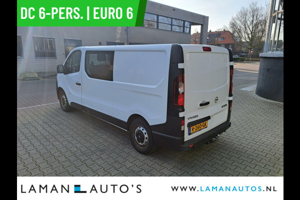 Opel Vivaro 1.6 CDTI 125 pk L2H1 DC 6-pers. Edition | Dubbele Cabine Euro 6 Airco Navi Cruise Trekhaak Lengte 2 | Voorschoten