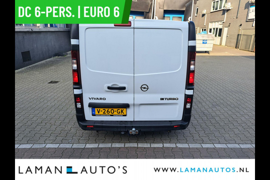 Opel Vivaro 1.6 CDTI 125 pk L2H1 DC 6-pers. Edition | Dubbele Cabine Euro 6 Airco Navi Cruise Trekhaak Lengte 2 | Voorschoten