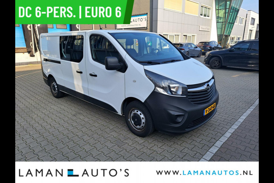 Opel Vivaro 1.6 CDTI 125 pk L2H1 DC 6-pers. Edition | Dubbele Cabine Euro 6 Airco Navi Cruise Trekhaak Lengte 2 | Voorschoten