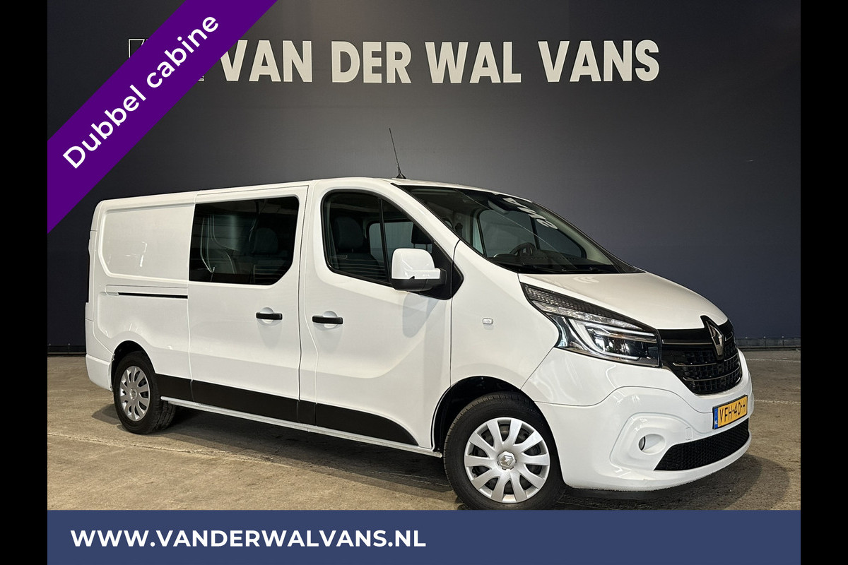 Renault Trafic 2.0 dCi 120pk L2H1 Dubbele Cabine Euro6 Airco | 5-Zits | Navigatie | Camera | Trekhaak Cruisecontrol, Parkeersensoren