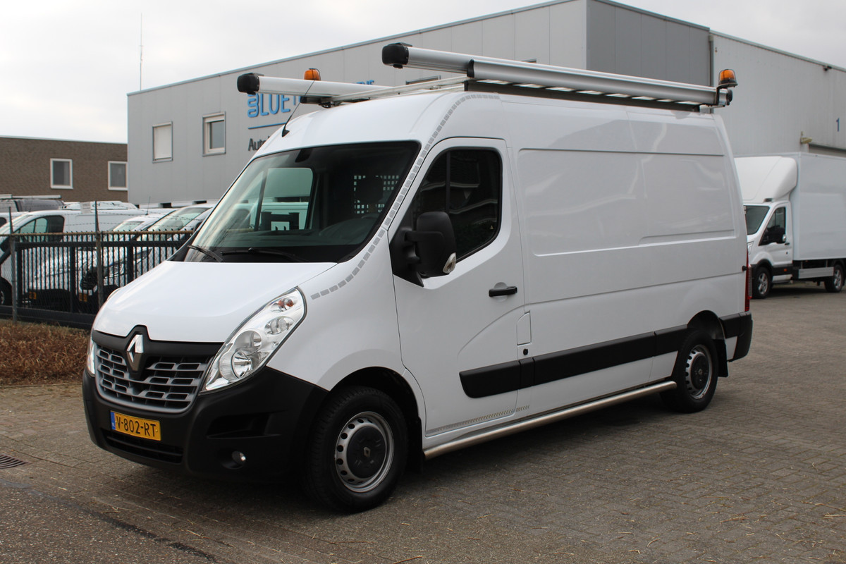 Renault Master Servicewagen T35 2.3 dCi 130PK Euro6 L2H2 ✓ werkplaats inrichting ✓ takel 75KG  ✓ standkachel ✓ imperiaal