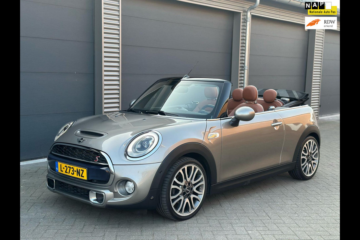 MINI Cabrio 2.0 Cooper S 192 pk AUTOMAAT, luxe lederen sportinterieur, vele opties