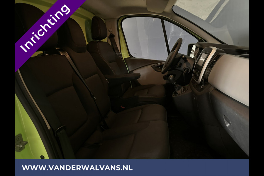 Renault Trafic 1.6 dCi L1H1 inrichting Euro6 Airco | Navigatie | Trekhaak | Cruisecontrol | parkeersensoren, Bijrijdersbank