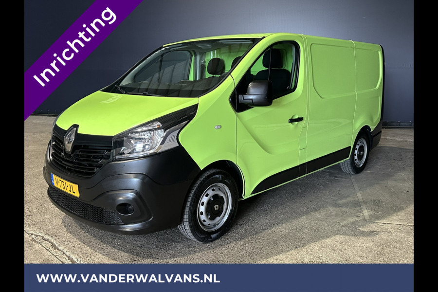 Renault Trafic 1.6 dCi L1H1 inrichting Euro6 Airco | Navigatie | Trekhaak | Cruisecontrol | parkeersensoren, Bijrijdersbank