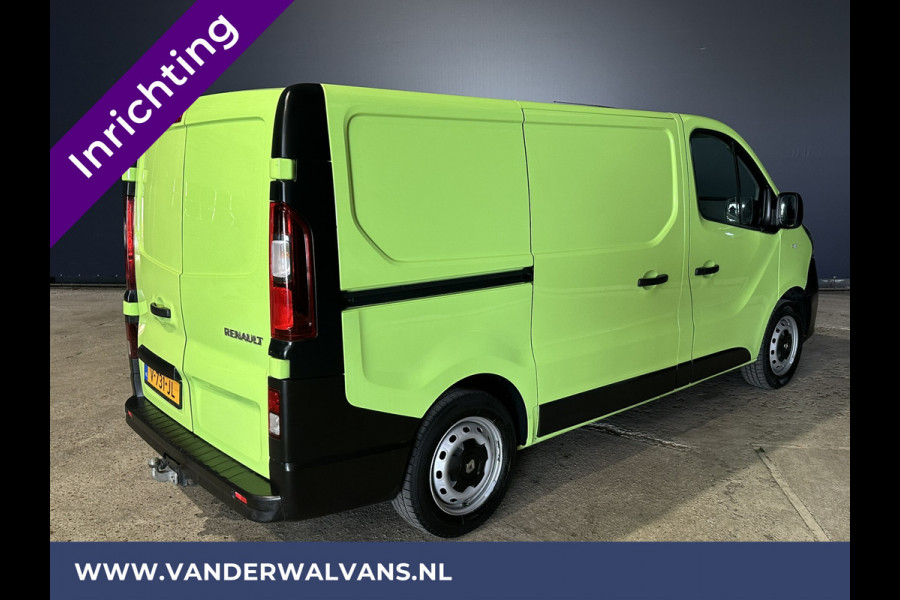 Renault Trafic 1.6 dCi L1H1 inrichting Euro6 Airco | Navigatie | Trekhaak | Cruisecontrol | parkeersensoren, Bijrijdersbank