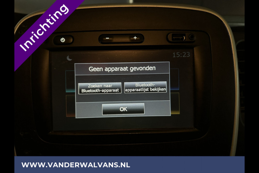 Renault Trafic 1.6 dCi L1H1 inrichting Euro6 Airco | Navigatie | Trekhaak | Cruisecontrol | parkeersensoren, Bijrijdersbank