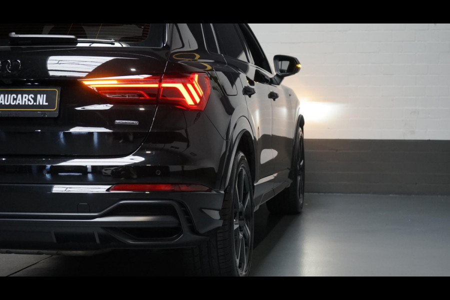 Audi Q3 40 TFSI Quattro 3x S-Line AUTOMAAT-BLACK OPTIK-ACC-AMBIANCE-CAMERA-DAB-DRIVE SELECT-KEYLESS-LEDER-MATRIX-VIRTUEEL-TREKHAAK