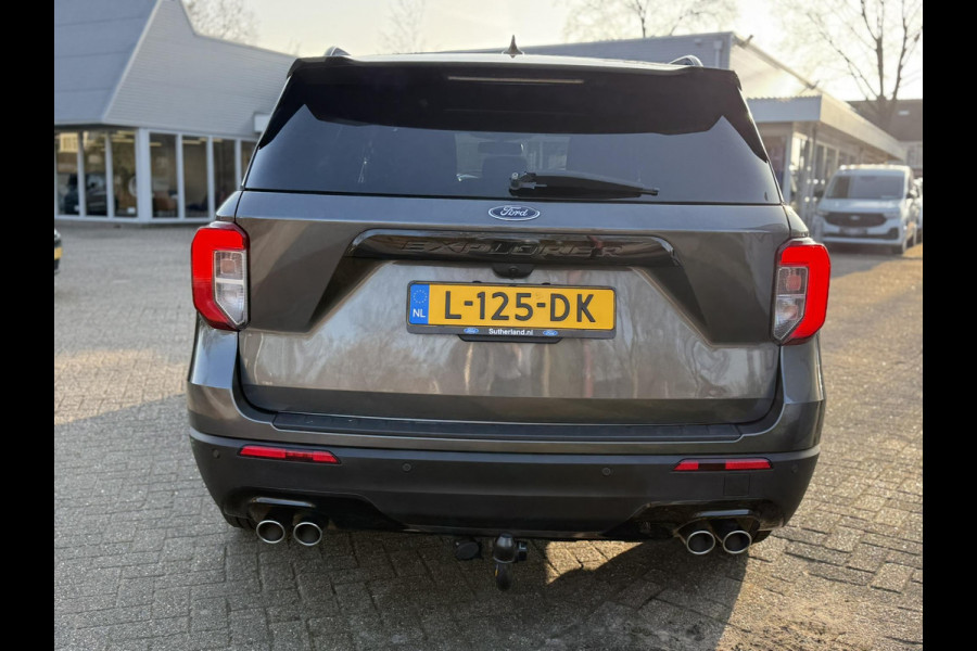 Ford Explorer 3.0 V6 EcoBoost PHEV ST-Line 456pk Automaat 7 pers | Panorama dak | Adaptieve Cruise | Trekhaak Afneembaar | Dodehoeksensoren