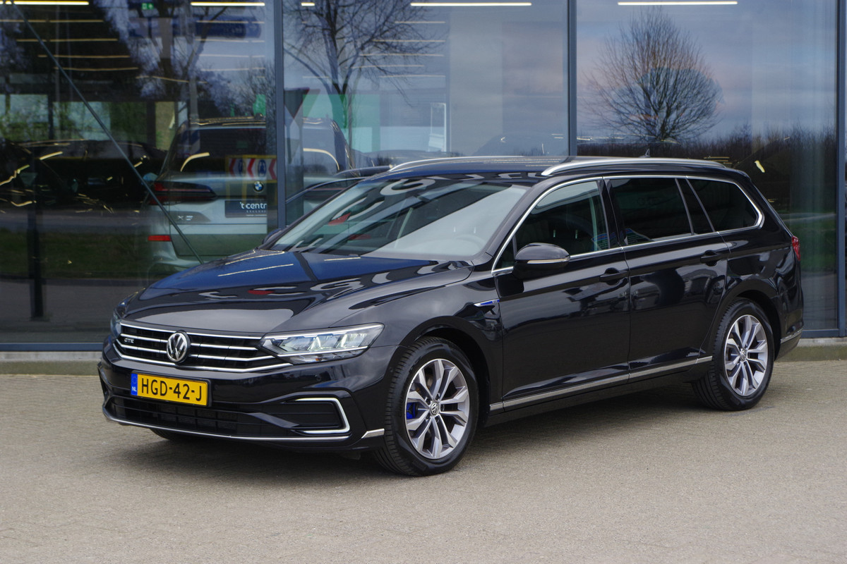 Volkswagen Passat Variant 1.4 TSI PHEV GTE 218 PK BNS, Leder-Alcantara, Stoelverwarming, Digitale Cockpit, Afn, Trekhaak