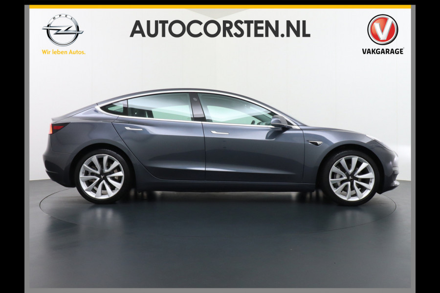 Tesla Model 3 Long Range 75kWh 2020 463PK 19" Mistl. Full-Self-Driving-Computer 3 Telefoon-Sleutel Premium Audio 4wd Lmv AutoPilot Panoramadak Stoel en achterbank verwarming Keyless Electr.Stoelen+Memory+Easy-Entry WiFi Origineel Nederlandse auto Grootste accu, Tot 16,5kwh thuis laden. Accu garantie tot 13-01-2028 / 192.000km